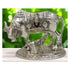 Aluminium Showpiece Cow Statue - 8*4.7*6 Inch