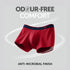 XYXX Traq Silver Cotton Trunks Rio Red