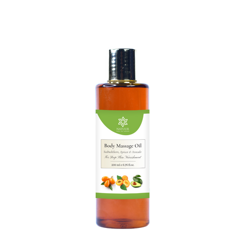 Natuur Body Massage Oil For Deep Skin Nourishment 200ml