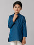 Ramraj Cotton Boys Fantastic Kurtha Full Sleeves Blue FS8