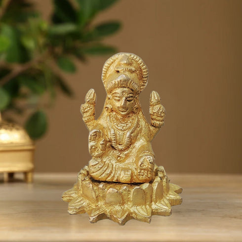 Goddess Brass Showpiece Laxmi idol 0.09Kg