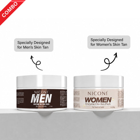 Niconi Men & Women De-Tan Combo