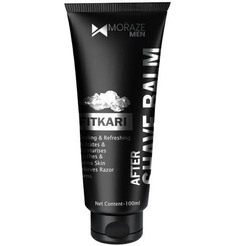 Moraze Cosmetics After Shave Balm with Fitkari Moisturizes & Soothes Skin