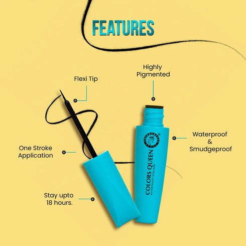 Colors Queen Big Eyes Waterproof Eyeliner | 4.5 Ml