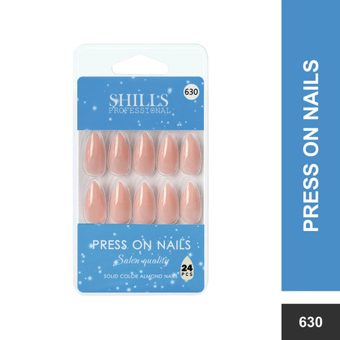 Shills Professional Glossy Solid Color Nails Sharp Almond(SPN605-SPN630)