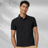 XYXX Nova Combed Cotton Polo T-shirts Pitch Black