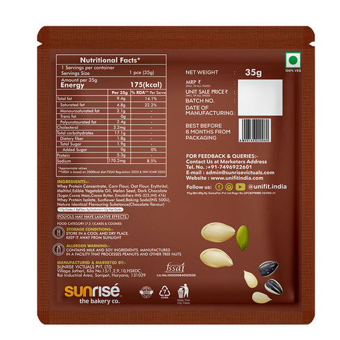 UNIFIT Choco Seeds Cookies