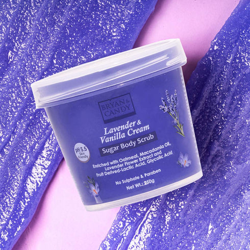 Bryan & Candy Lavender and vanilla sugar body scrub