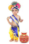 Raj Fancy Dresses Baby Krishna Dress for Janmashtami with Krishna Mukut