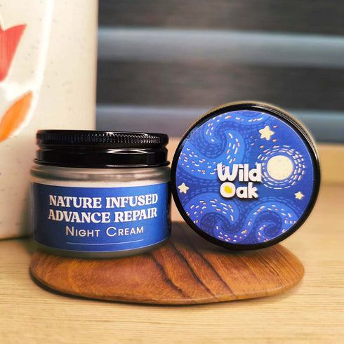 Wild Oak Advance Repair Sandalwood And Saffron Night Repair Cream