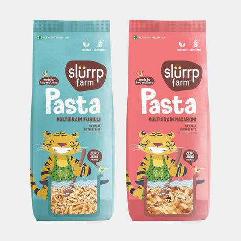 Slurrp Farm Fusilli & Macaroni Pastas Combo