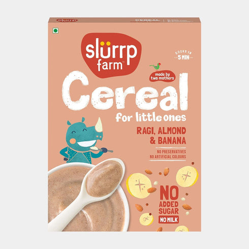 Slurrp Farm Ragi, Almond and Banana Cereal