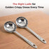 Vinod Stainless Steel Dosa Making Spoon Ladle Set of 2 Highest Grade Stainless Steel Rust Free Dishwasher Safe