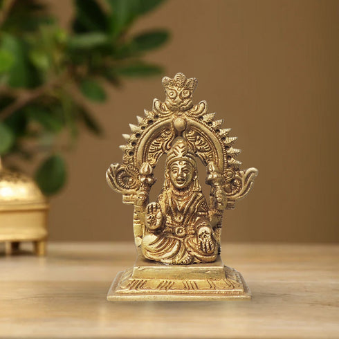 Brass Laxmi Ji Statue 0.21Kg