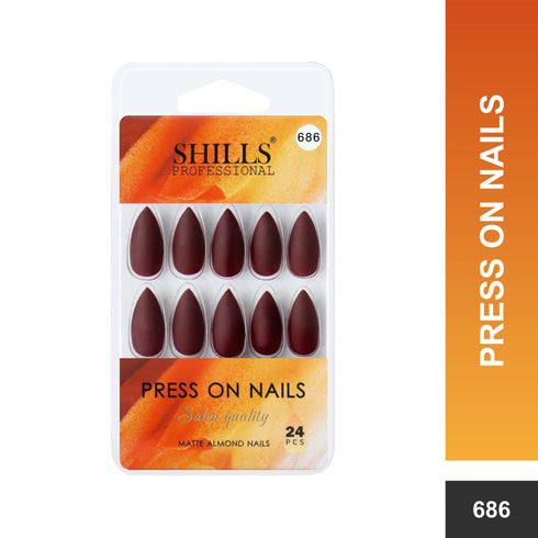 Shills Professional Matte Solid Color Nails Square(SPN677-SPN686)