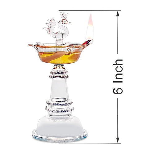 Glass Samai Traditional Items For Pooja