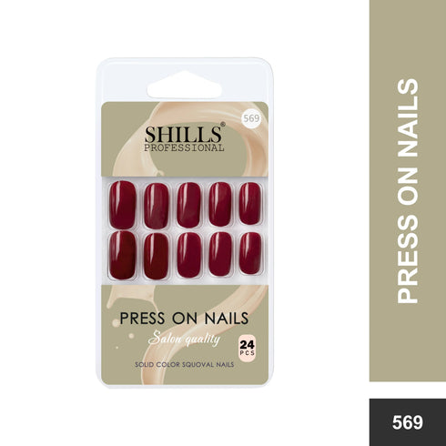 Shills Professional Glossy Solid Color Nails Square(SPN553-SPN578)