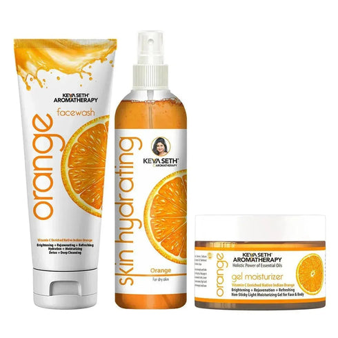 Keya Seth Aromatherapy Orange Essential Skin Care Routine Kit