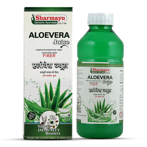 Sharmayu Ayurveda Amla Giloy and Aloe Vera Juice Immunity and Wellness Booster