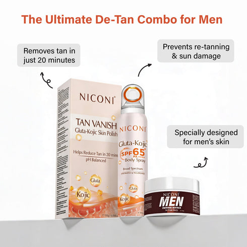 Niconi Ultimate De-Tan Combo for Men