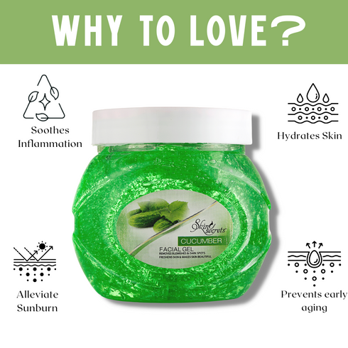Skin Secrets Cucumber Facial Massage Gel