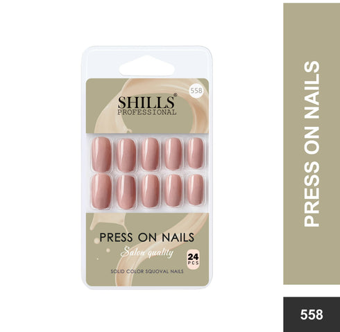 Shills Professional Glossy Solid Color Nails Square(SPN553-SPN578)