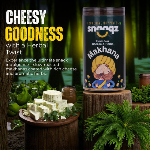 SNAAQZ Cheese & Herbs Makhana