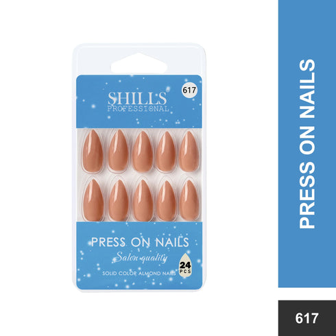 Shills Professional Glossy Solid Color Nails Sharp Almond(SPN605-SPN630)