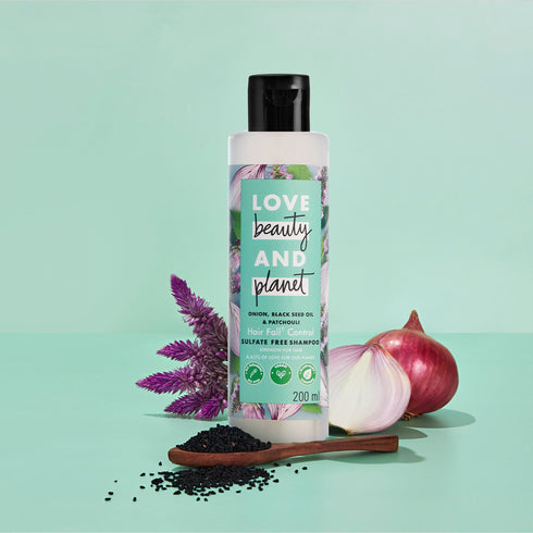 Love Beauty And Planet Onion Blackseed and Patchouli Shampoo