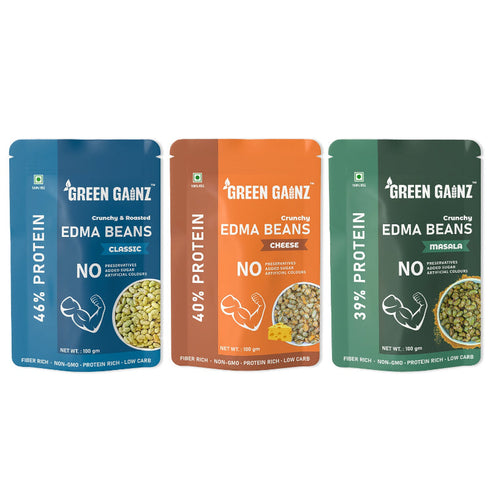 Green Gainz Assorted Flavours (Pack of 3)