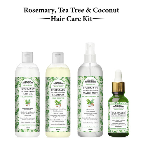 Keya Seth Aromatherapy Rosemary Hair Growth Treatment Kit for Dry Hair