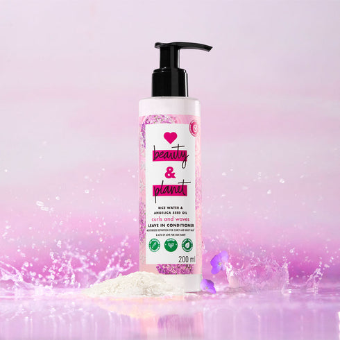 Love Beauty And Planet Rice Water and Angelica Seed Oil Silicone Free Leave-In Conditioner