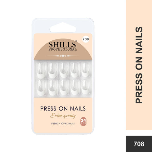 Shills Professional Press On Nail Arts Oval(SPN708-SPN720)