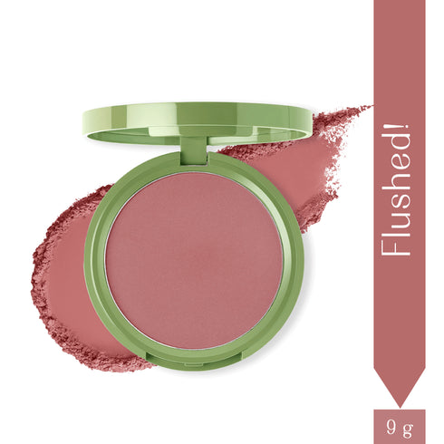 LoveChild Flushed! | Cheek Flick Mattifying Powder Blush Rustic Pink