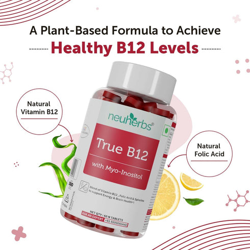 Neuherbs PlantBased True B12 Tablets
