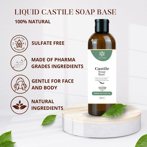 Natuur Castile Soap Base 200ml