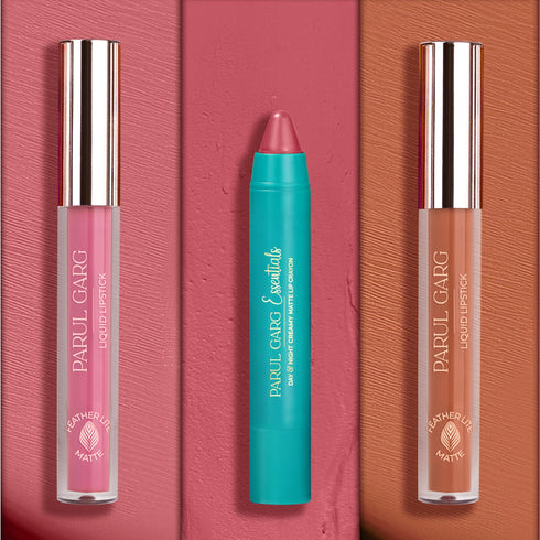 Parul Garg Beauty Office-Ready Lipstick Pack: Light to Medium Skin Tone