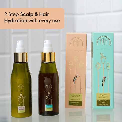 Theearthcollective in Root to Tip duo Scalp and Hair Hydration