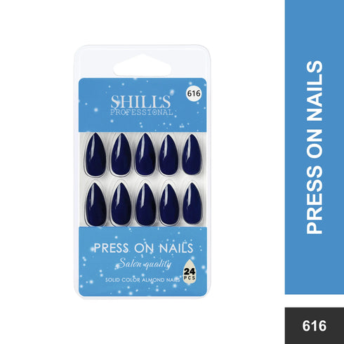 Shills Professional Glossy Solid Color Nails Sharp Almond(SPN605-SPN630)