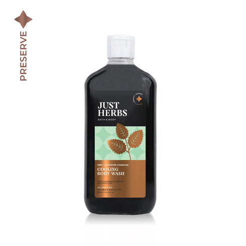 Just herbs Mint Cooling Body Wash with Activated Charcoal