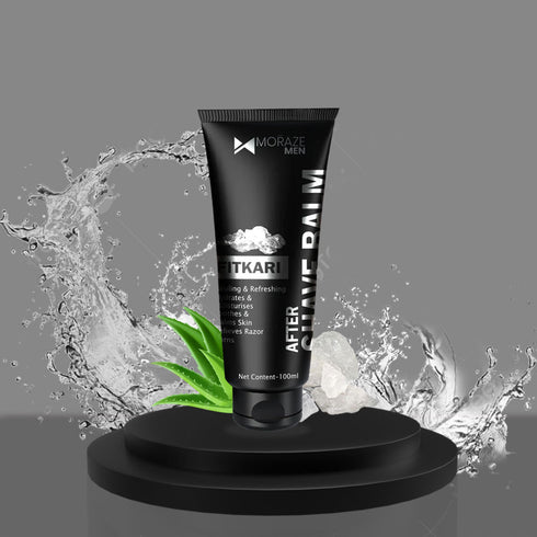 Moraze Cosmetics After Shave Balm with Fitkari Moisturizes & Soothes Skin