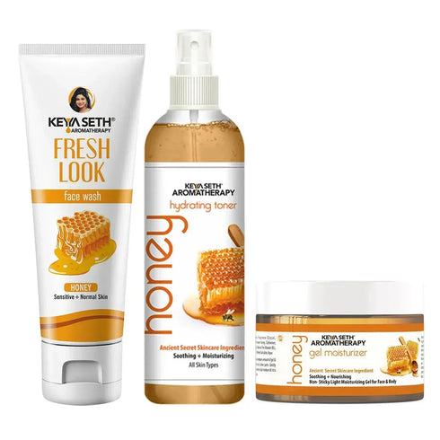Keya Seth Aromatherapy Honey Essential Skin Care Routine Kit