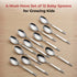 Vinod Moscow Stainless Steel Spoon Set of 12 Piece Heavy Gauge Steel Mirror Finish Rust Free Tough Strong and Durable Easy to Clean