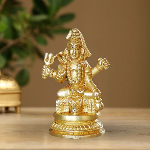 Brass Shiv Ji Idol Statue 0.14Kg