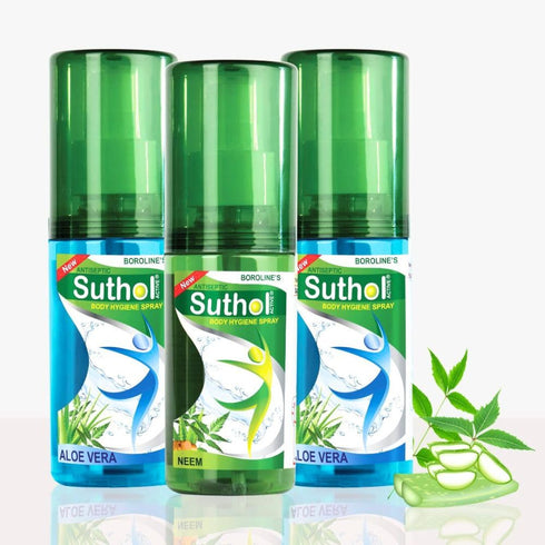 Boroline Antiseptic Suthol Active Body Hygiene Spray