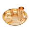 6 Piece Pure Brass Dinner Set