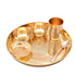 6 Piece Pure Brass Dinner Set