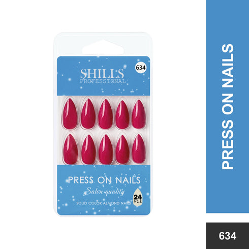 Shills Professional Glossy Solid Color Nails Sharp Almond(SPN631-SPN656)