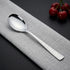 Vinod Stainless Steel Aero Hammered Dessert Spoon Dinner Spoon Set of 12 Heavy Gauge Stainless Steel Mirror Finish Rust Free Durable and Dishwasher Safe
