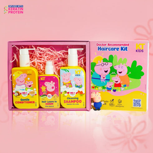 Kt Kids Peppa Pig Kids Hair Care Kit With a Fancy Gift Bag Free Peppa pig KeyChain